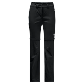 Pantaloni pentru femei Jack Wolfskin Overland Zip Away Black