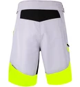 Pantaloni scurți de ciclism pentru bărbați Force  Storm grey/yellow