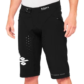 Pantaloni scurți de ciclism pentru copii 100% R-Core Youth Shorts Black