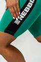 Pantaloni scurți de ciclism pentru femei Nebbia ICONIC High Waisted Biker Shorts green