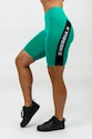 Pantaloni scurți de ciclism pentru femei Nebbia ICONIC High Waisted Biker Shorts green