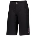 Pantaloni scurți de ciclism pentru femei Scott  Trail Contessa Sign w/Pad Black/Nitro Purple