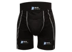 Pantaloni scurți de compresie cu suspensor (jockstrap) Blue Sports  Black Senior