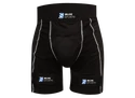 Pantaloni scurți de compresie cu suspensor (jockstrap) Blue Sports  Black Senior