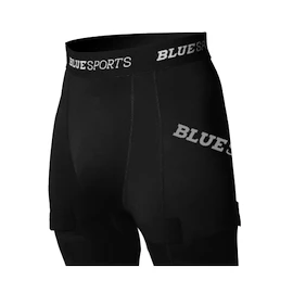 Pantaloni scurți de compresie cu suspensor (jockstrap) Blue Sports FITTED SHORT WITH CUP Senior