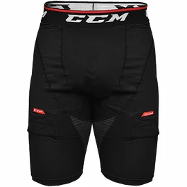 Pantaloni scurți de compresie cu suspensor (jockstrap) CCM Jock Junior