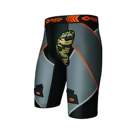 Pantaloni scurți de compresie cu suspensor (jockstrap) Shock Doctor 30160 X-Fit Cross Comp.Hockey Short Black/Grey Senior