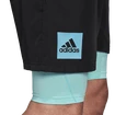 Pantaloni scurți pentru bărbați adidas  Paris 2 in 1 Short Carbon