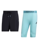 Pantaloni scurți pentru bărbați adidas  Paris 2 in 1 Short Carbon