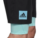 Pantaloni scurți pentru bărbați adidas  Paris 2 in 1 Short Carbon