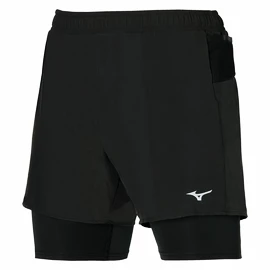 Pantaloni scurți pentru bărbați Mizuno ER 5.5 2in1 Short Black