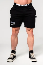 Pantaloni scurți pentru bărbați Nebbia Gym Sweatshorts GYM BRO Black