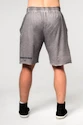 Pantaloni scurți pentru bărbați Nebbia  Washed-off Gym Sweatshorts NO BS Light Grey