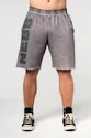 Pantaloni scurți pentru bărbați Nebbia  Washed-off Gym Sweatshorts NO BS Light Grey