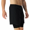 Pantaloni scurți pentru bărbați UYN  RUNNING EXCELERATION OW PERFORMANCE 2IN1 SHORT Black