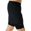 Pantaloni scurți pentru bărbați UYN  RUNNING EXCELERATION OW PERFORMANCE 2IN1 SHORT Black