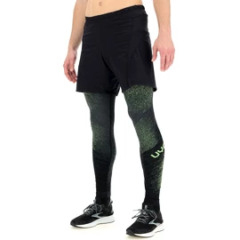 Pantaloni scurți pentru bărbați UYN Running Exceleration Shorts 2in1 Black