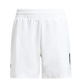 Pantaloni scurți pentru copii adidas B Club 3 Stripes Short White