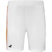 Pantaloni scurți pentru copii Babolat  Play Short Boy White/Orange