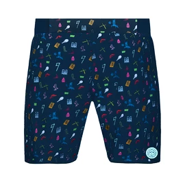 Pantaloni scurți pentru copii BIDI BADU Tafari Tech Shorts Dark Blue, Mixed