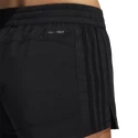 Pantaloni scurți pentru femei adidas  Pacer 3-Stripes Woven Heather Shorts Black