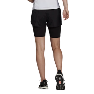 Pantaloni scurți pentru femei adidas  Run Fast 2in1 Shorts Black XS