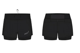 Pantaloni scurți pentru femei Inov-8 Trailfly Ultra 3" 2in1 Short Black