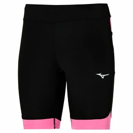 Pantaloni scurți pentru femei Mizuno BG3000 Mid Tight Black/Wild Orchid