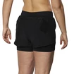 Pantaloni scurți pentru femei Mizuno  ER 2in1 Short Black