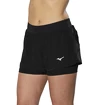 Pantaloni scurți pentru femei Mizuno  ER 2in1 Short Black