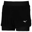 Pantaloni scurți pentru femei Mizuno  ER 2in1 Short Black