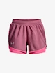 Pantaloni scurți pentru femei Under Armour  Fly By 2.0 2N1 Short-PNK