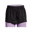 Pantaloni scurți pentru femei Under Armour  Iso-Chill Run 2N1 Short-GRY