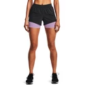 Pantaloni scurți pentru femei Under Armour  Iso-Chill Run 2N1 Short-GRY