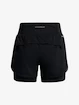 Pantaloni scurți pentru femei Under Armour  RUN STAMINA 2IN1 SHORT-BLK