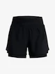 Pantaloni scurți pentru femei Under Armour  RUN STAMINA 2IN1 SHORT-BLK