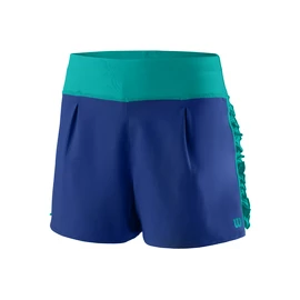 Pantaloni scurți pentru fete Wilson Core 2.5 Blue/Green