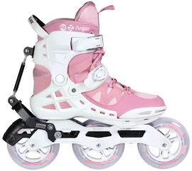 Patine cu rotile pentru femei Powerslide Phuzion Argon Syncro Rose 110 Trinity