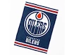 Pătură Official Merchandise  NHL Edmonton Oilers Essential 150x200 cm