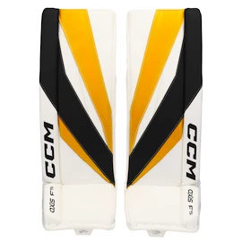 Plăcuțe pentru portari CCM Axis F5 Black/Yellow Junior