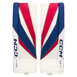 Plăcuțe pentru portari CCM Axis F5 White/Red/Blue Junior