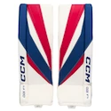 Plăcuțe pentru portari CCM Axis F5 White/Red/Blue Junior 26 + 1 inch