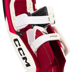 Plăcuțe pentru portari CCM Axis F9 Black/Red/White Intermediate