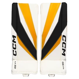 Plăcuțe pentru portari CCM Axis F9 Black/Yellow Intermediate