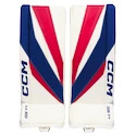 Plăcuțe pentru portari CCM Axis F9 White/Red/Blue Senior