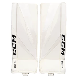 Plăcuțe pentru portari CCM Axis F9 White/White Intermediate