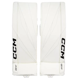 Plăcuțe pentru portari CCM Axis XF White/White Senior