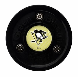 Puc de antrenament Green Biscuit Pittsburgh Penguins Black