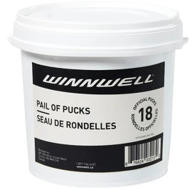 Puc de hochei WinnWell black official (18 pcs)