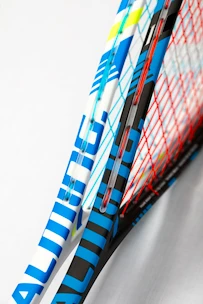 Rachetă de squash Salming  Forza Powerlite Racket White/Blue/Yellow